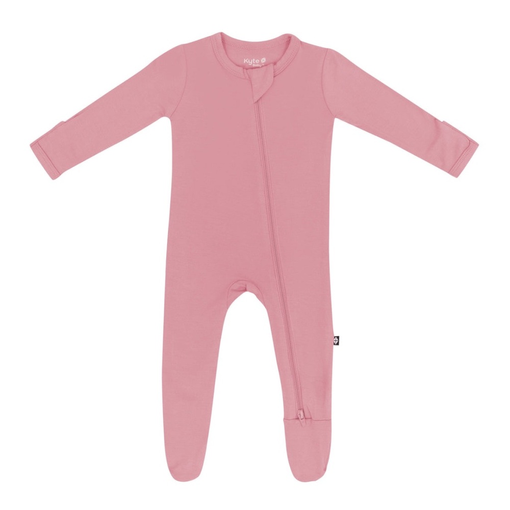 Kyte Baby Pink Zippered Footie